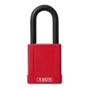 ABUS 74/40 Keyed Lockout Padlock, 1-1/2" Non-Conductive Shackle 09805