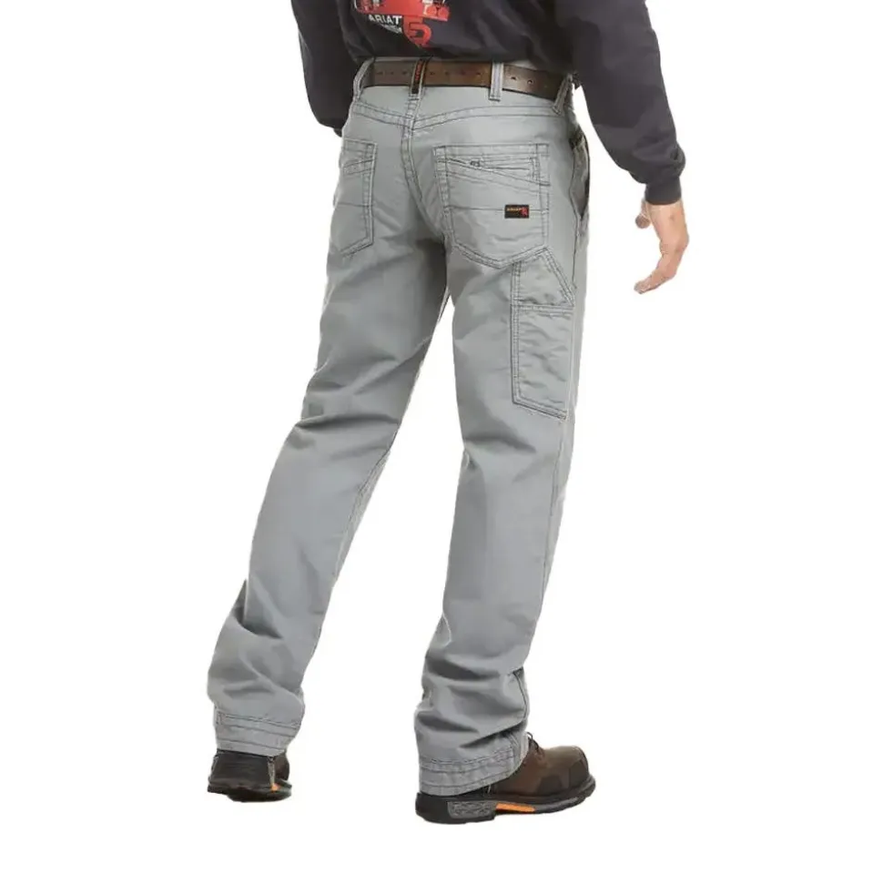 Ariat FR M4 Relaxed Workhorse Boot Cut Pants, Grey