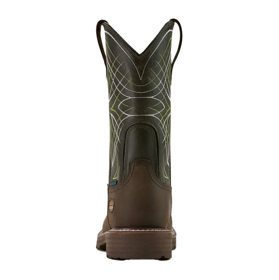 Ariat Men's Activator Waterproof Steel Toe Work Boot - Brown 10060892