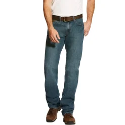 Ariat Rebar M4 Relaxed DuraStretch Basic Boot Cut Jeans, Carbine