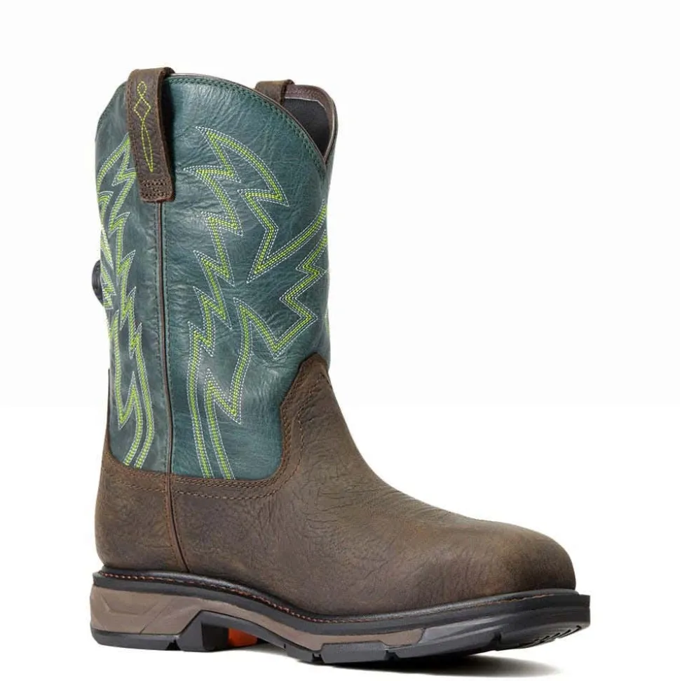Ariat WorkHog XT BOA Waterproof Carbon Toe Work Boot - Bruin Brown 10038924
