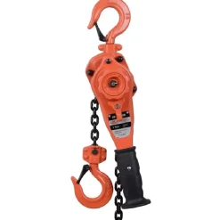 Atlas Lifting & Rigging Lever Hoist .75 Ton (1500 lbs) 10' Chain with Overload Protection ALH-008-10