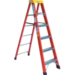 Bauer 10' Fiberglass Stepladder Type IA 300 lb. Rated 30410