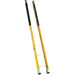 Bauer 8' Fiberglass Vault Ladder Type IAA 375 lb. Rated 33608