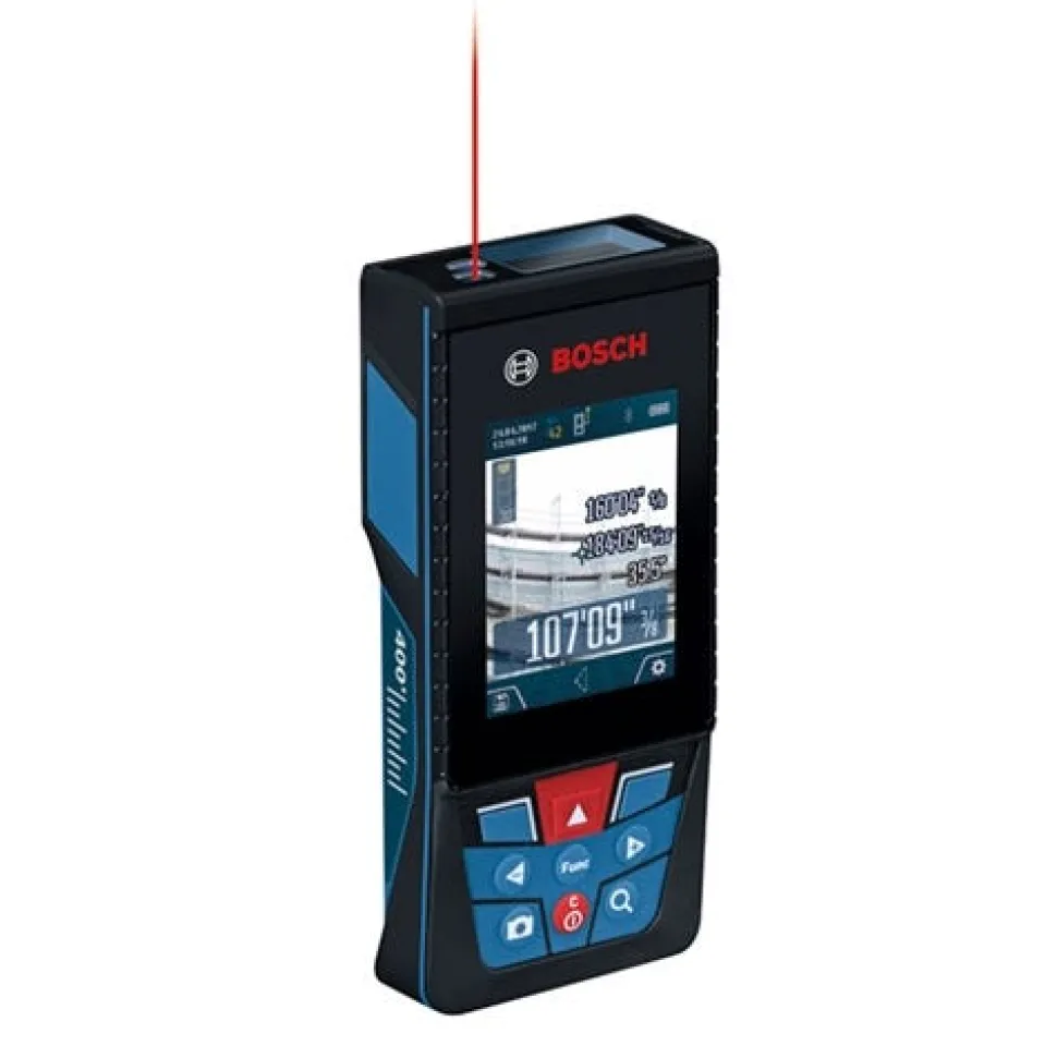 Bosch Blaze Outdoor 400' Connected Laser Distance Measurer + Camera GLM400CL