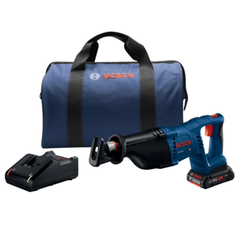 Bosch Core 18V 1-1/8" Stroke Reciprocating Saw 4.0Ah Kit CRS180-B15