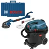 Bosch 9" Drywall Sander & 9 Gallon Wet/Dry Vac Kit GTR55-85 & VAC090AH