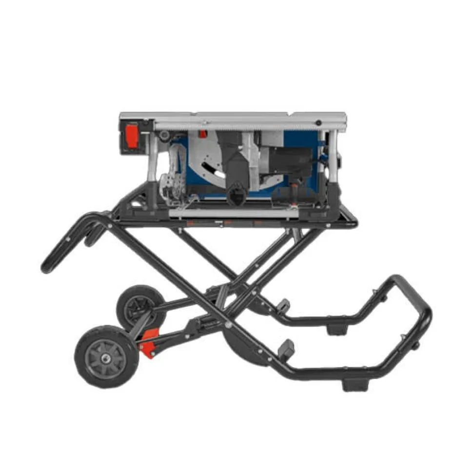 Bosch 10" Jobsite Table Saw Gravity-Rise Wheeled Stand GTS15-10