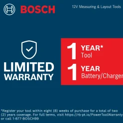 Bosch Power Tools 12V Max Green-Beam Cross-Line Laser GCL165-82CGL