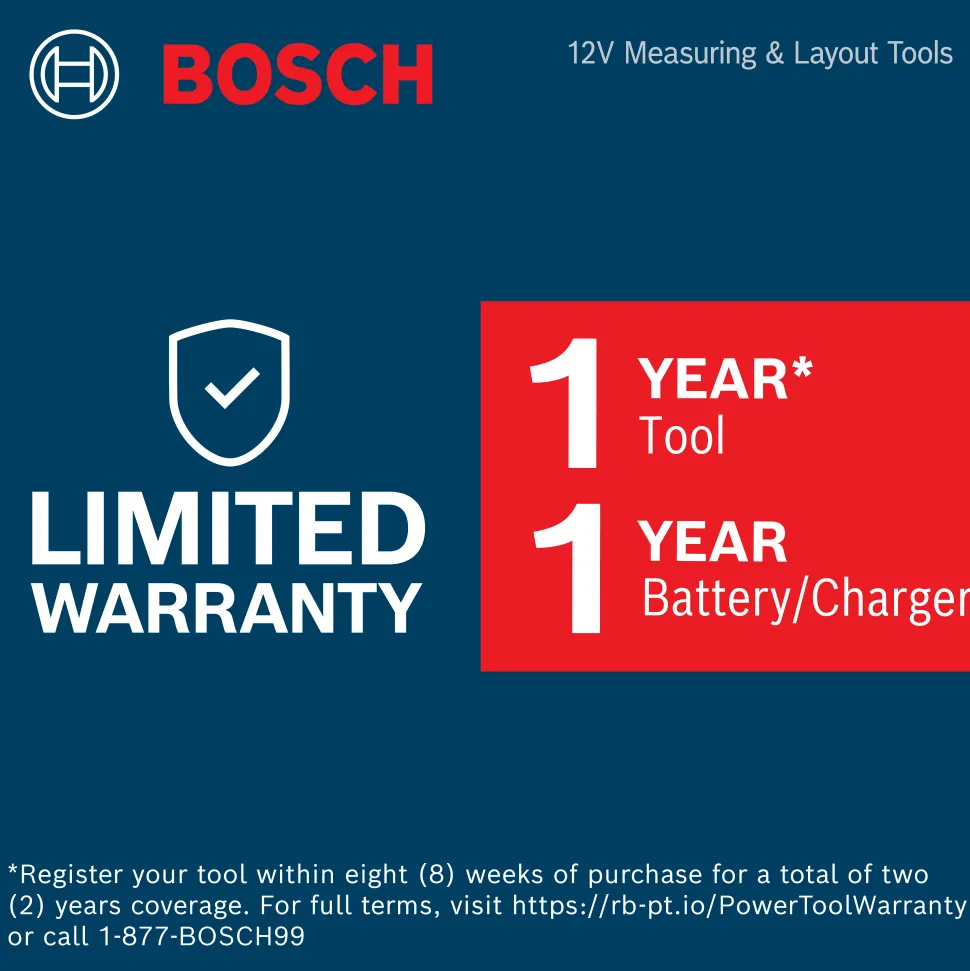 Bosch Power Tools 12V Max Green-Beam Cross-Line Laser GCL165-82CGL