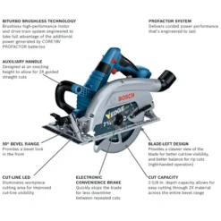 Bosch PROFACTOR 18V Strong Arm Blade-Left 7-1/4