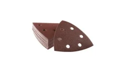 Bosch RED 80 Grit Detail Sanding Triangle Sheets for Wood (25 pack) SDTR082C