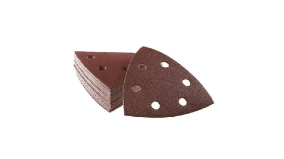 Bosch RED 80 Grit Detail Sanding Triangle Sheets for Wood (25 pack) SDTR082C