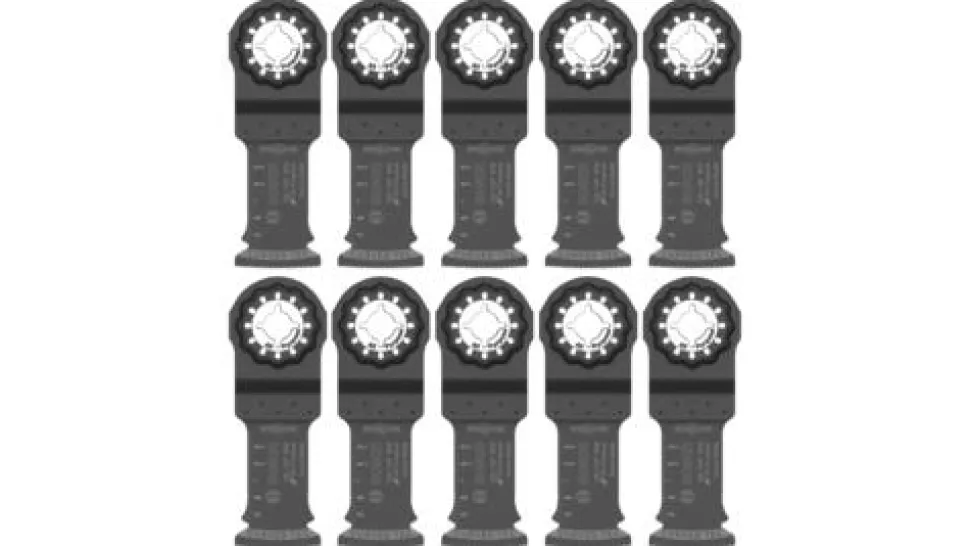 Bosch 1-1/4" Starlock Oscillating Multi Tool Bi-Metal Plunge Cut Blade 10 pk OSL114F-10