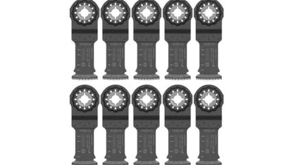 Bosch 1-1/4" Starlock Oscillating Multi Tool Bi-Metal Xtra-clean Plunge Cut Blade 10pk OSL114JF-10