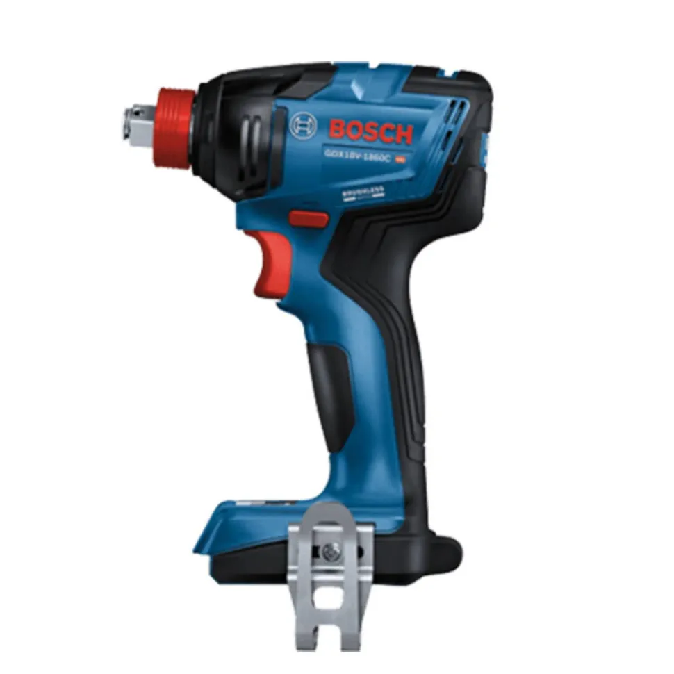 Bosch 18V Brushless Connected-Ready Freak 1/4'' and 1/2 '' Two-In-One Bit/Socket Impact Driver (Bare Tool) GDX18V-1860CN