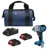 Bosch 18V Brushless 1/2" Mid-Torque Impact Wrench with Pin Detent Kit GDS18V-330PCB25