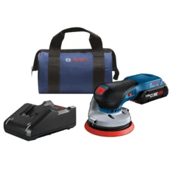 Bosch 18V Brushless 5" Random Orbit Sander Kit with CORE18V 40 Ah Compact Battery GEX18V-5B15