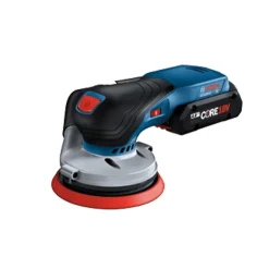 Bosch 18V Brushless 5" Random Orbit Sander Kit with CORE18V 40 Ah Compact Battery GEX18V-5B15