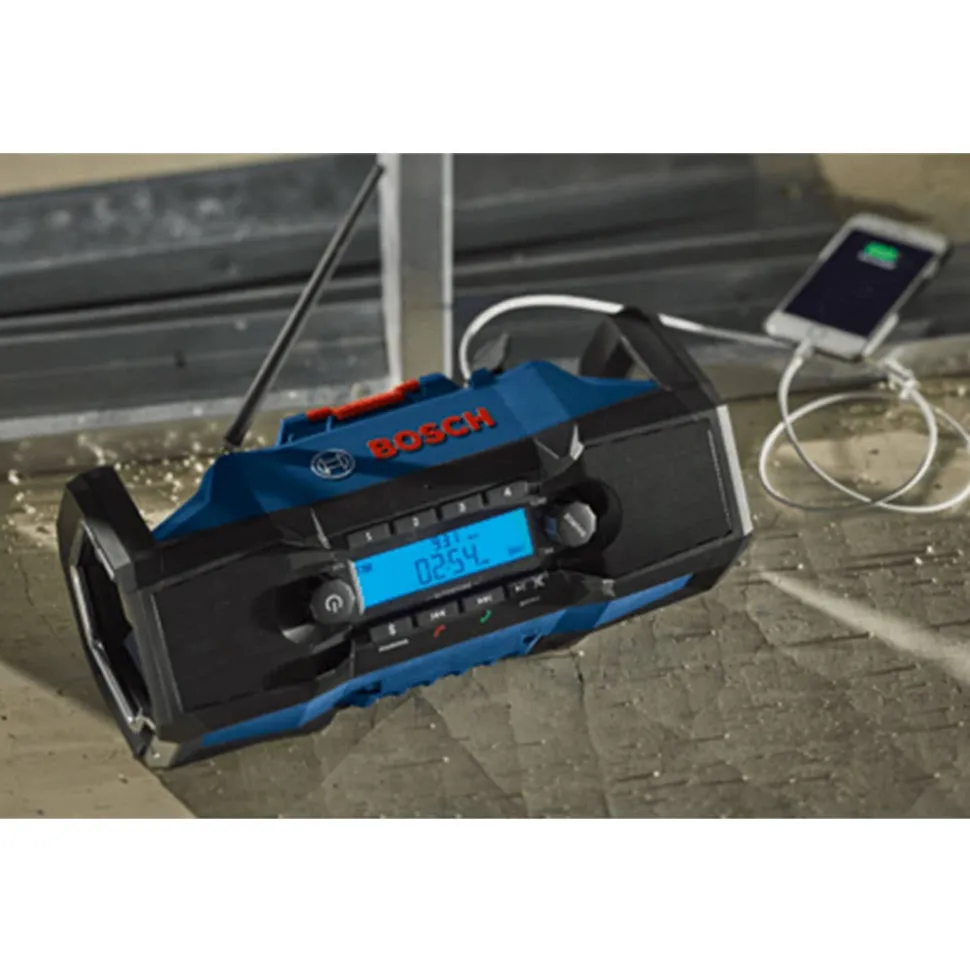 Bosch 18V Compact Jobsite Radio with Bluetooth GPB18V-2CN