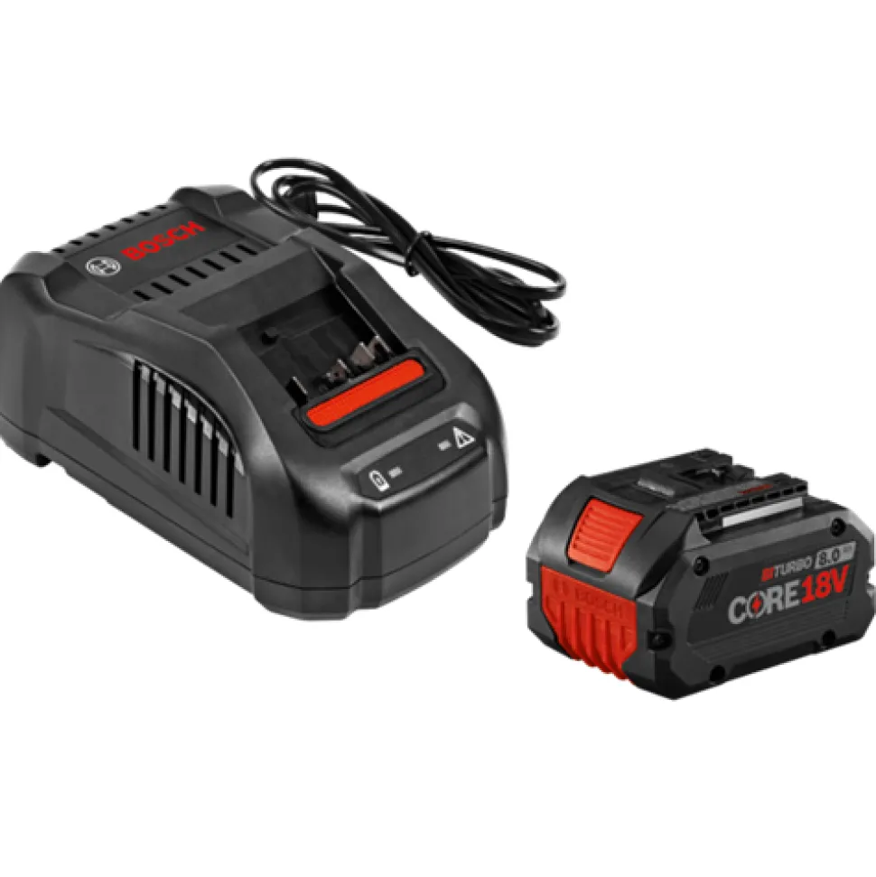 Bosch 18V CORE18V Starter Kit with (1) 8.0Ah and Charger GXS18V-12N14