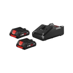 Bosch 18V CORE18V Starter Kit with (2) CORE18V 4.0 Ah Compact Batteries GXS18V-11N25