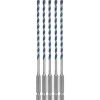 Bosch 5/32" x 6" Blue Granite Turbo Carbide Hammer Drill Bits (5 Pack) HCBG0205T