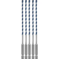 Bosch 5/32" x 6" Blue Granite Turbo Carbide Hammer Drill Bits (5 Pack) HCBG0205T