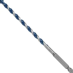 Bosch 1/4" x 4" x 6" Blue Granite Turbo Carbide Hammer Drill Bit HCBG06T