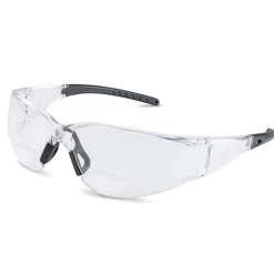 Brass Knuckle 2.0 Clear Lens Standard Anti-Fog Reader Glasses With Black Frame BKREAD-6020