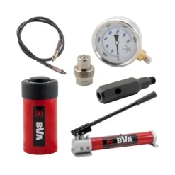 BVA 10 Ton 10" Stroke Hydraulic Cylinder Set with P1000 Hand Pump SP10-1010