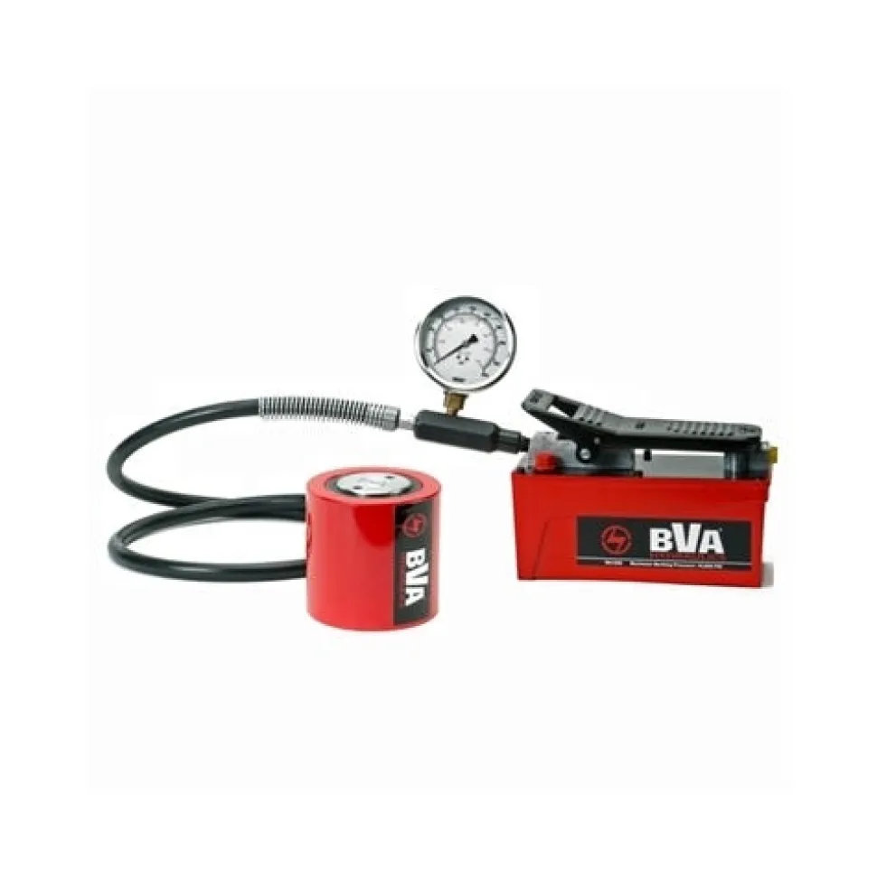 BVA 30 Ton 2.44" Stroke Hydraulic Cylinder Set with PA1500 Air Pump SA15-3002L