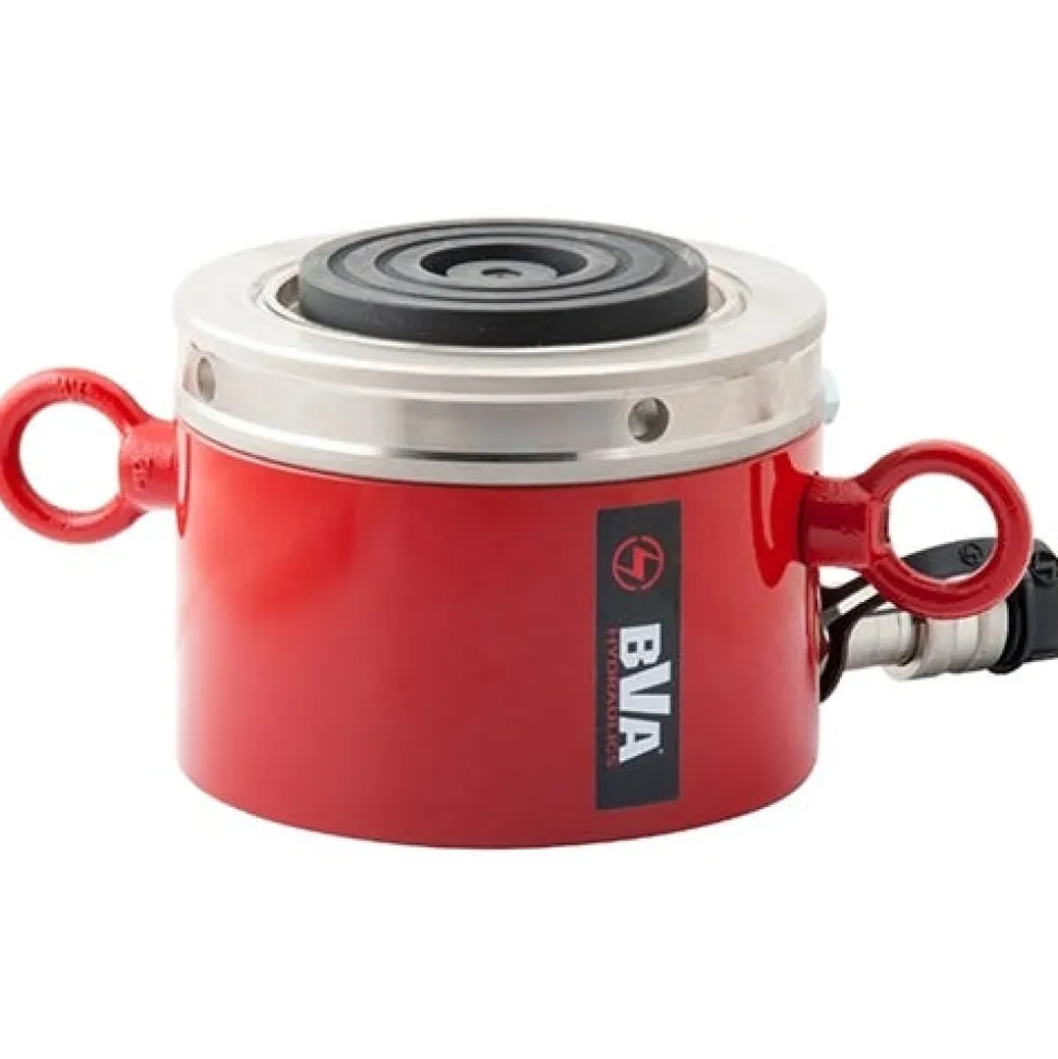 BVA 160 Ton 1.77" Stroke Low Profile Lock Nut Cylinders HLNF16002