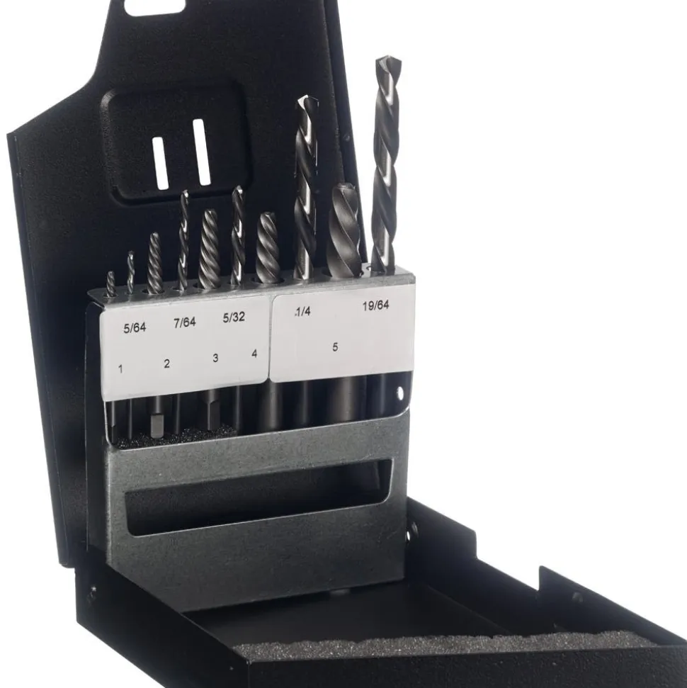 Champion Cutting Tools Left Hand Drill / Screw Extractor Set X1-705LH