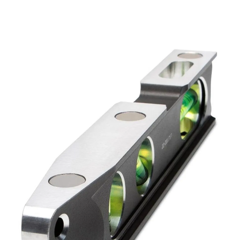 Crescent Billet Level, 15" H x 075" W, Aluminum LBL1100-02