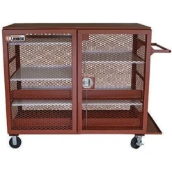 Crescent Jobox Mesh Cabinet 65" x 33" x 55" Mobile Jobsite Storage 1-400990