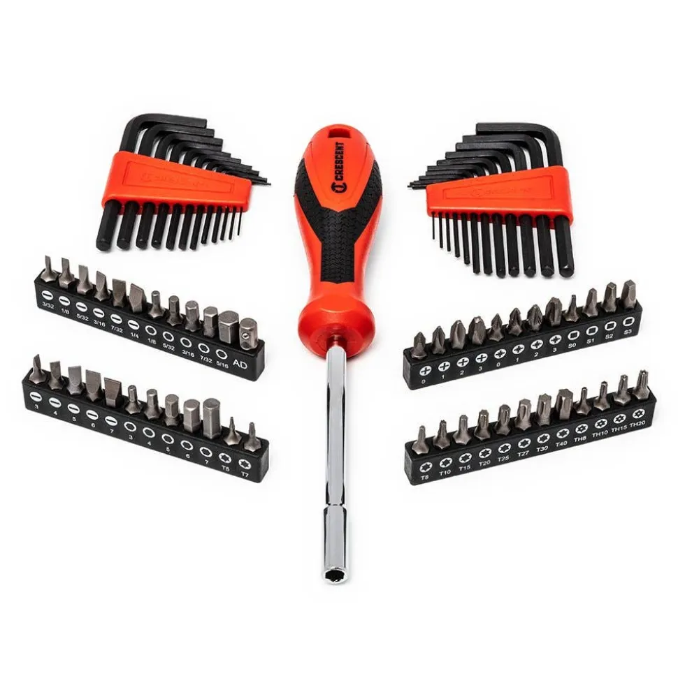 Crescent 180 Piece 1/4" & 3/8" Drive 6 Point SAE/Metric Professional Tool Set CTK180