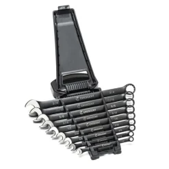 Crescent 9 Piece 12 Point Long Pattern Combination SAE Wrench Set CCWS9BS