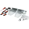 Crescent Tools 229 Piece 1/4", 3/8", 1/2" Mechanics Hand Tool Set with 3 Drawer Storage Case CTK229C
