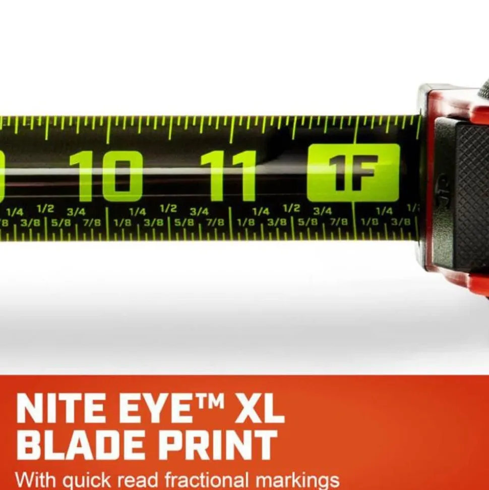 Crescent Tools 1-3/16" x 25' CONTROLTOUCH NITE EYE™ Tape Measure L1025CB-02