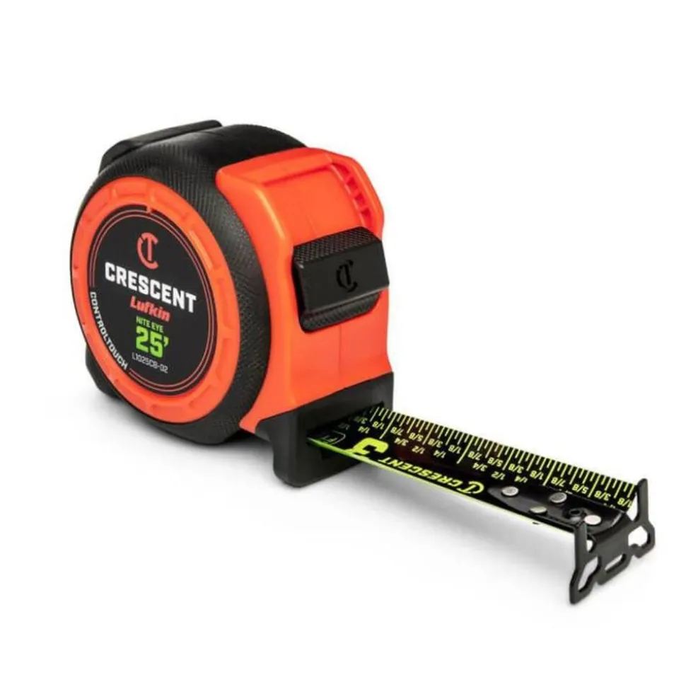 Crescent Tools 1-3/16" x 25' CONTROLTOUCH NITE EYE™ Tape Measure L1025CB-02