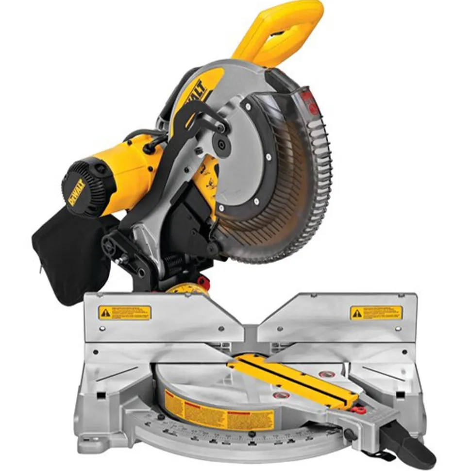 DeWalt 15 Amp 12" Electric Double-Bevel Compound Miter Saw w/ Cutline Light System DWS716XPS