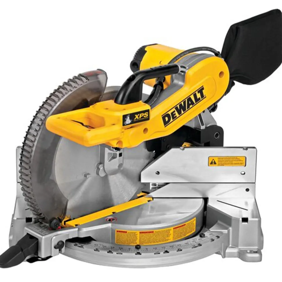 DeWalt 15 Amp 12" Electric Double-Bevel Compound Miter Saw w/ Cutline Light System DWS716XPS