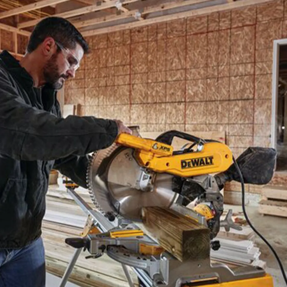 DeWalt 15 Amp 12" Electric Double-Bevel Compound Miter Saw w/ Cutline Light System DWS716XPS