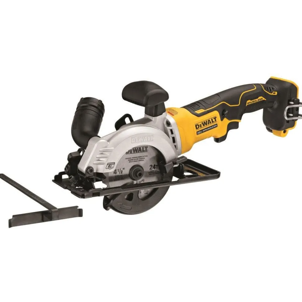 DeWalt ATOMIC 20V MAX Brushless 4-1/2" Cordless Circular Saw With POWERSTACK 20V MAX Compact Battery Charger Starter Kit DW-DCBP034C-DW-DCS571B