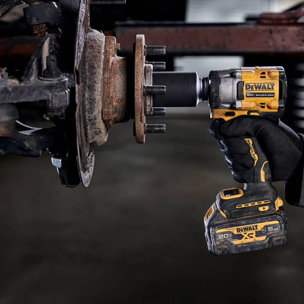 DeWalt Atomic 20V Max 3/8" Cordless Impact Wrench 2 Battery Kit w/ Hog Ring Anvil DCF923P2