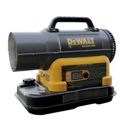 DeWalt 90,000 BTU Cordless Forced Air Kerosene/Diesel Heater F340991