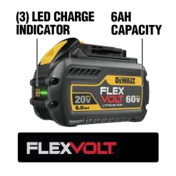 DeWalt FLEXVOLT 20V/60V MAX Lithium Ion Starter Kit DCB606C