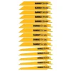 DeWalt 15 Piece Bi-Metal Reciprocating Saw Blade Case Set Kit DW4890