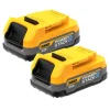 DeWalt Powerstack 20V MAX 5ah Battery Double Pack DCBP520-2